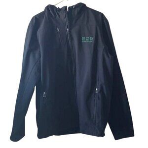 Port Authority Soft Shell Jacket L Black Warmerdam Packing Logo
